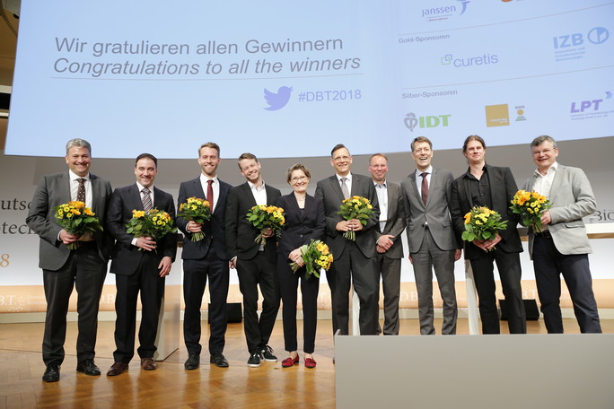 St Schütte mit Preisträgern GO-Bio 2018