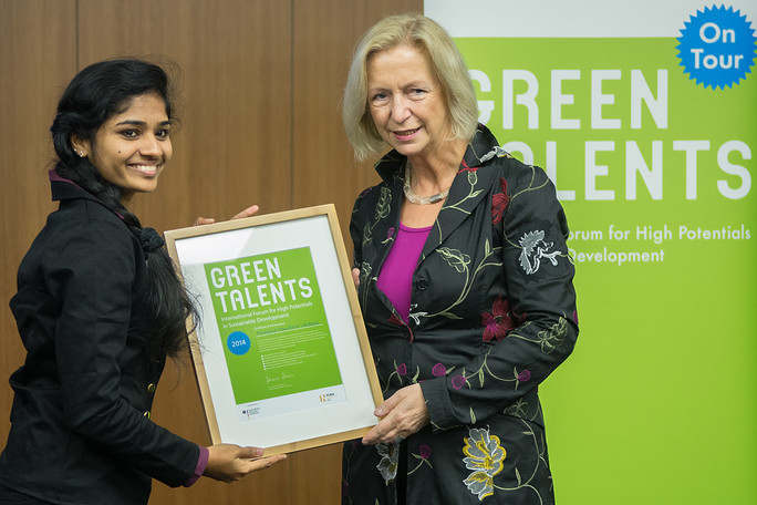 Femeena Pandara Valappil - ein Green Talent 2014