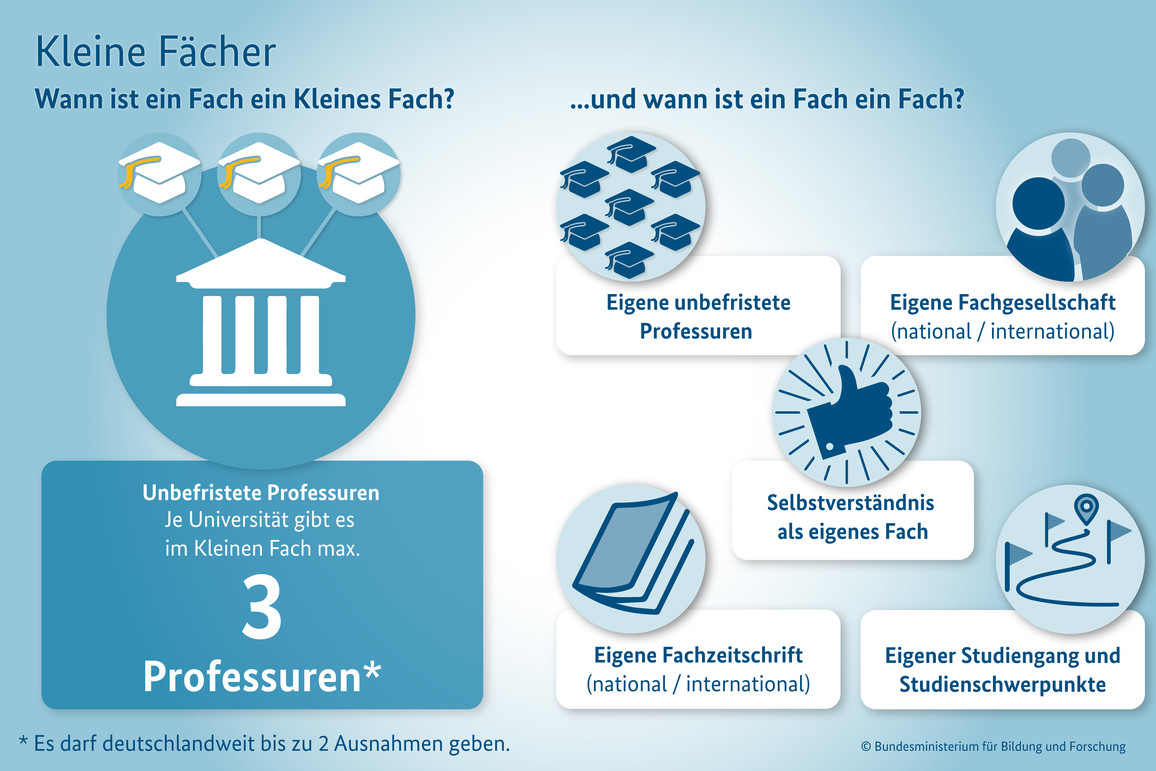 Kleine Fächer Infografik