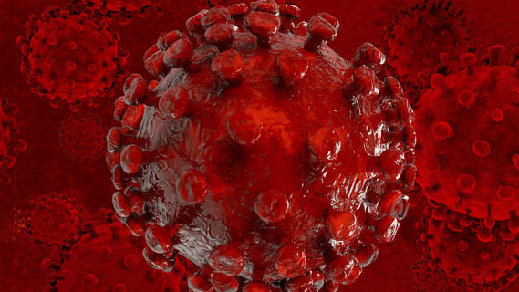 3D Illustration des HIV