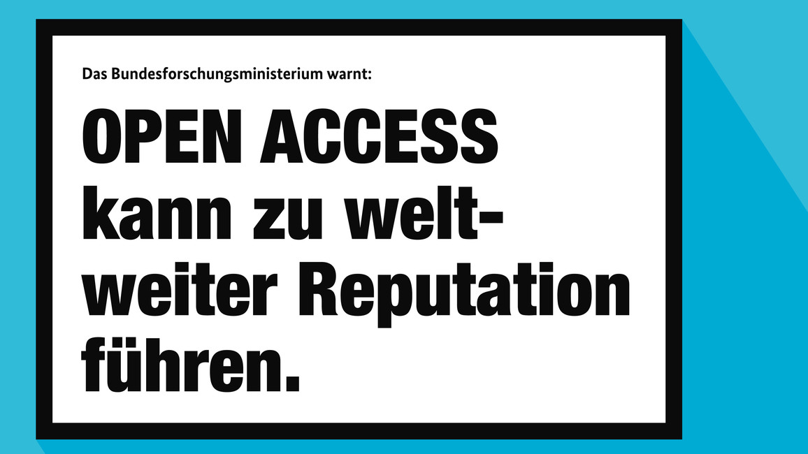 Förderung zur Verankerung von Open Access