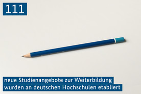 111 neue Studienangebote zur Weiterbildung wurden an deutschen Hochschulen etabliert