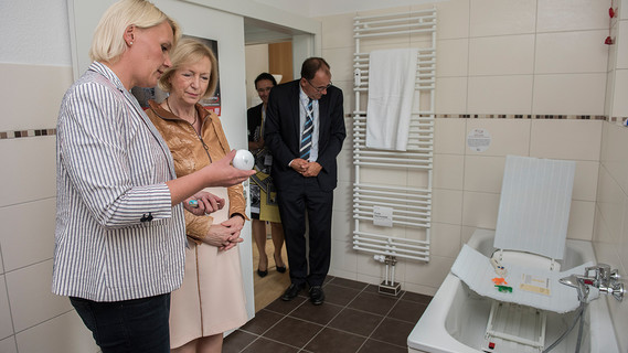 Im Rahmen ihrer Sommerreise besuchte Bundesministerin Johanna Wanka die Kommunale Beratungsstelle Vorpommern in Greifswald