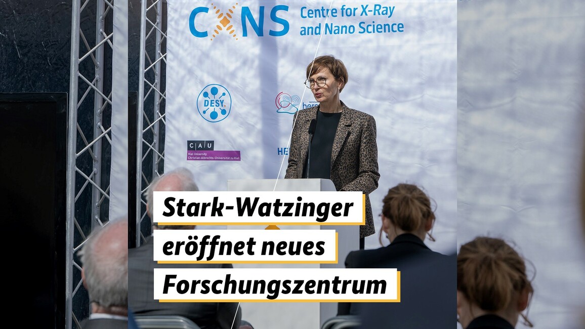 Bundesministerin Stark-Watzinger eröffnet CXNS