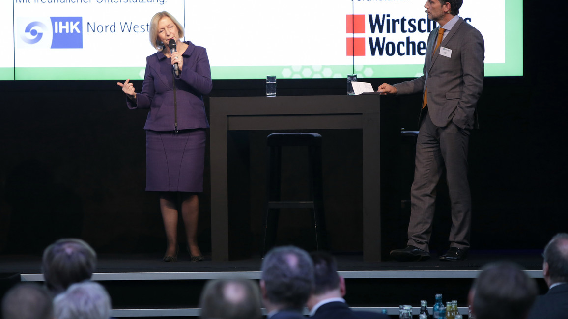 Bundesministerin Wanka auf dem Tag der Weltmarktführer im Münsterland/Westfalen in Ahaus