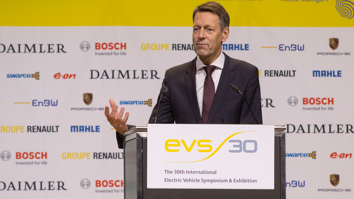 Georg Schütte, Staatssekretär im Bundesministerium für Bildung und Forschung, während seiner Keynote