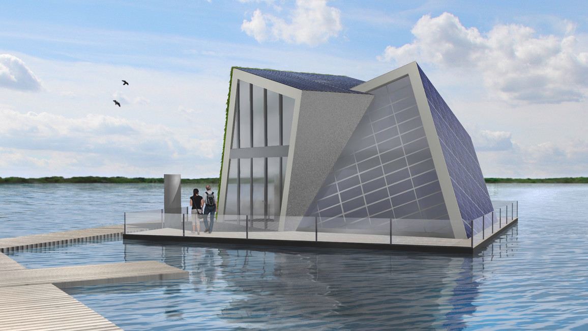 Schwimmendes Haus Versorgt Sich Selbst Mit Energie Bmbf